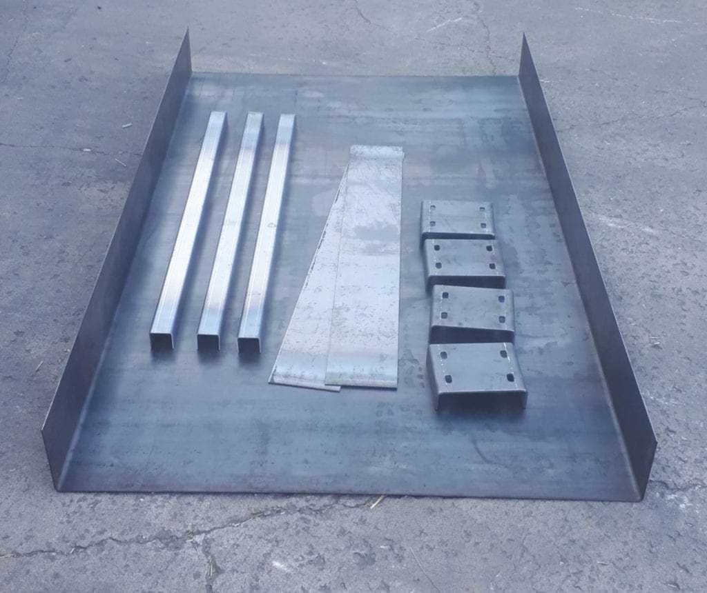 Manser Welding Dumpster Bottoms, Waste Management Bins